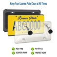 thumbnail image 4 of ZXFOOG Car License Plate Frame Cover- Clear Bubble Novelty Plate Cover with Silicone License Plate Frame for US Plate, Unbreakable Protector for Front or Back Rear License Plate Included Screws,Caps, 4 of 4