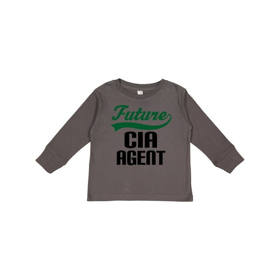 Inktastic Future CIA Agent childs gift Boys Long Sleeve Toddler T-Shirt