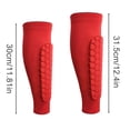 thumbnail image 6 of YIFAEUX 1Pc Shin Guards Sock with Honeycomb Pads Lightweight Ski Soccer Shin Pads Sock Non-slip Elastic Compression Calf Sleeve Protective Gear, 6 of 7