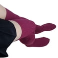 thumbnail image 3 of PBFRDSJ Womens Yoga Warm Socks Vertical Stripe Over the Knee Thick Ballet Fitness Warm Dance Hosiery Multi-Sport Socks, 3 of 5