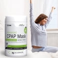 thumbnail image 2 of AWOW Professional CPAP Cleaner Wipes for Mask & Equipment, Unscented, 75 Count (3 Pack) with Travel Wipes, 2 of 7