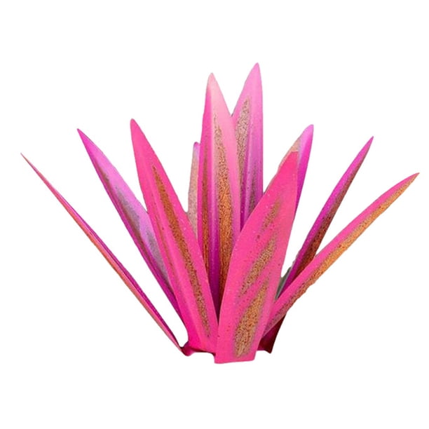 Muyoka Adornos de jardín de metal con planta de agave, escultura rústica de planta de agave de metal para bricolaje, decoración de jardín, patio, arte, escultura, estatua decorativa para el hogar, ado Muyoka Hogar