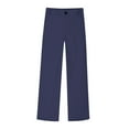 thumbnail image 4 of snilers Girls Boys Dress Pants Mid Waist Straight Leg Pants Kids Formal Trousers with Belt Loops Comfortable Uniform Pants with Pockets Size 7-16 Years, 4 of 7