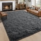 thumbnail image 1 of Alfombra Noahas Grande Esponjosa Gris Oscuro 152x244 cm Soft Shaggy, 1 of 8