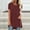 3-Red, variant on Women's Tops Long Shirt Short Sleeve T-Shirt Oversize Summer O-Neck Tunic Tops Casual Loose Fit Blouse Basic Tee