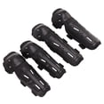 thumbnail image 4 of Rodilleras de codo para motocicleta, protectores de rodilla ajustables para adulto, para ciclismo de carreras y Motocross, 4 Uds., 4 of 12