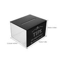 thumbnail image 2 of HAMPPLIES Voting Box with Slot Black Safe Lock Box for Fundraising for Musicians 1Set, 2 of 7