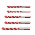 thumbnail image 4 of 5pcs/set Multifunctional Alloy Tile Drill Bits For Ceramic Glass Wall Drilling, 4 of 12