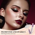 thumbnail image 2 of LUXAZA Silver White Liquid Eyeshadow, Shimmer & Metallic Gl LUXAZA LUXAZA, 2 of 2