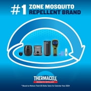 Thermacell Fuel-ZoneGuard Base Fuel Powered Mosquito Repeller with 12-Hr Refill; Metal Edition