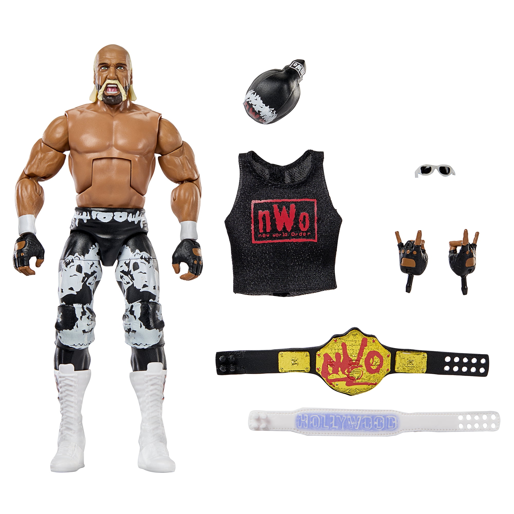 (NWO Wolfpac) Hollywood Hulk Hogan - WWE From the Vault Ringside Exclusive Series 7 Mattel WWE Toy Wrestling Action Figure