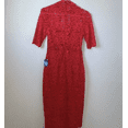 thumbnail image 4 of EXPRESS RED STUNNING lace mock neck sheath dress Size 4, 4 of 4