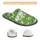 thumbnail image 3 of Fotbe Cows With Calfs Green Pantuflas Peludas para Mujer con Estampado, Zapatillas de Peluche, Zapatos de Invierno para Casa, Uso Interior y Exterior-Medium, 3 of 8