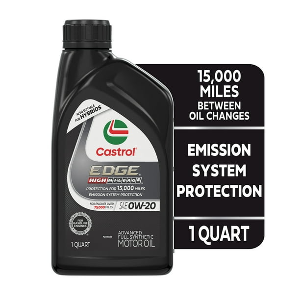 Castrol Edge 0W-20 Quart | Gearbox oil for manufacturing - Walmart