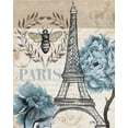 thumbnail image 2 of Medley, Elizabeth 15x18 Black Ornate Wood Framed with Double Matting Museum Art Print Titled - Paris Bee I, 2 of 4