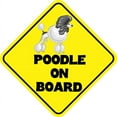 thumbnail image 4 of 6in x 6in Poodle On Board Magnet, 4 of 4