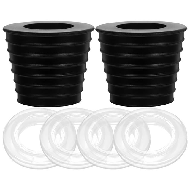 2 Sets of Patio Umbrella Cone Umbrella Wedge Plug Parasol Hole Rings Cap Set Parasol Accessories