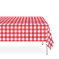 thumbnail image 1 of Mantel LIKAJON, 12 unidades, 137 x 274 cm, impermeable, rojo a cuadros, 1 of 7