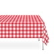 thumbnail image 1 of Mantel LIKAJON, 12 unidades, 137 x 274 cm, impermeable, rojo a cuadros, 1 of 7