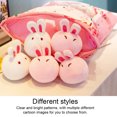 thumbnail image 3 of Tholdsy Kawaii bolas pudín caramelo bolsa almohada juguetes de peluche cómodo lindo encantador Mini muñeca conejo cerdo comida aperitivos Animales de peluche y juguetes de peluche Polluelo, 3 of 6