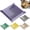 Purple, variant on 2-in-1 Magnetic Foldable Silicone Mat & Serving Tray, Non-Slip Heat Resistant Waterproof Outdoor Dining Trays, Portable Foldable Silicone Plate, Multifunctional Magnetic Tray (Yellow)