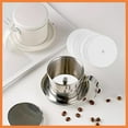 thumbnail image 4 of 300 Count Percolator Coffee Filters, 3.75 Inch Natural Unbleached Disposable Coffee Filter Disc Coffee Filters for Percolators Coffee Pot, 4 of 13
