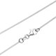 thumbnail image 4 of Collar de plata de ley para mujer con cadena delicada y dije de pluma de cristal brillante, 4 of 6