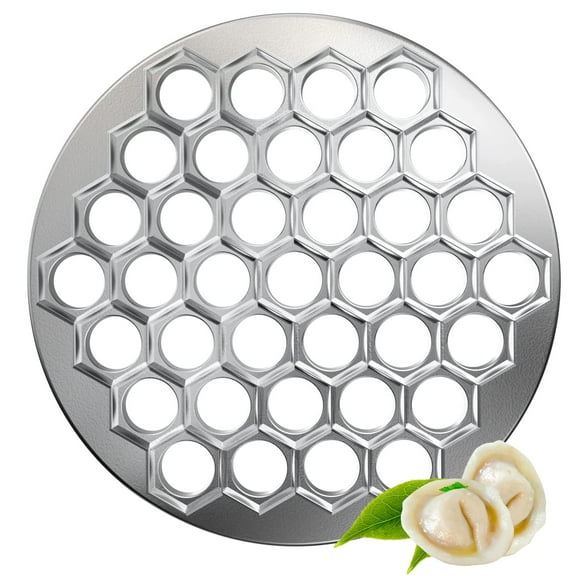 Ravioli Maker Dumplings Mold, 37 Holes Aluminum Alloy Metal Mold, Kitchen Dumpling Press for Make Dumplings