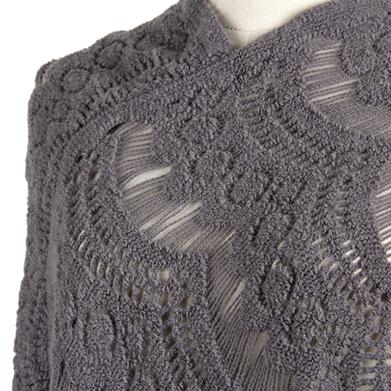 Lilycat Giacca Scialle Poncho Stole A Maglia Uncinetto, Wrap Cardigan Donna - Vari Colori