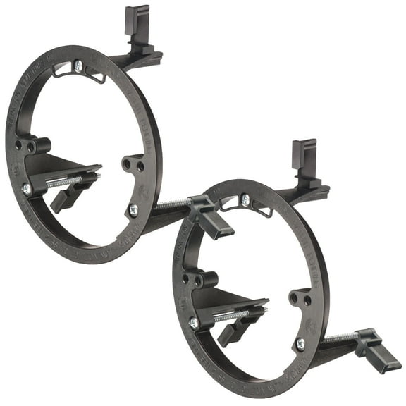 Arlington LVR1 1/4" to 1-1/2" Round Low Voltage Mounting Bracket - 2 Pack