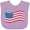 Lavender, variant on Inktastic Grunge American Flag Boys or Girls Baby Bib