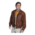 thumbnail image 2 of Men's Scully Featherlite Leather Jacket w/ Double Collar 48, 2 of 3