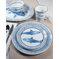 thumbnail image 4 of Golden Rabbit Enamelware Fish Camp Pattern - Set of 4 - 8.5 inch Sandwich Plates - Golden Rabbit Enamelware, 4 of 4