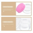 thumbnail image 4 of 6 Pcs Vial Small Cream Storage Jars Containers with Lids Transparent Bottle Travel, 4 of 6