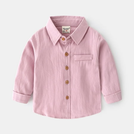 

THE WILD Casual Pretty Children s Fashionable Dressy Baby Casual And Comfortable Thicker Shirt