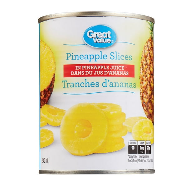 Tranches d’ananas Great Value 540 mL