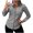 Black, variant on Women's Check Button Down Shirt, Collared Long Sleeve Blouse for Casual Workwear and Everyday Layering