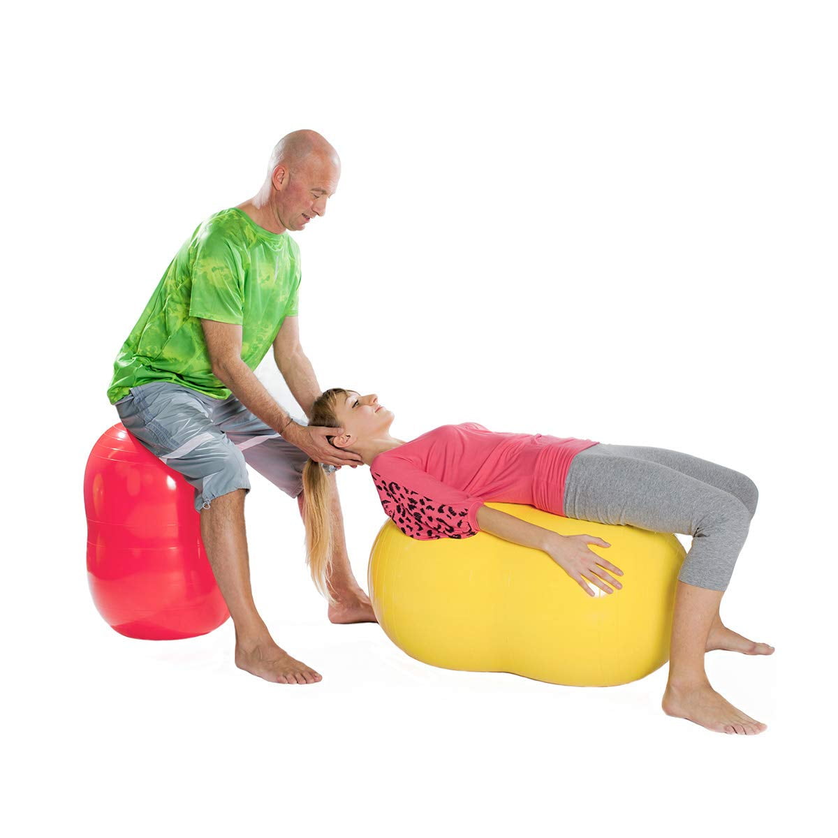 Gymnic Physio Roll Therapy Ball, 22in (55cm) - Yellow