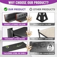 thumbnail image 3 of Black 5 Tier Heavy Duty Shelving, 72"H Garage Shelf, 40"W Adjustable Layer Shelves, 16"D 3000LBS Steel Rack, Modern Bookcase Shelves for Living Room Balcony Garage & Factory Storage, 3 of 7