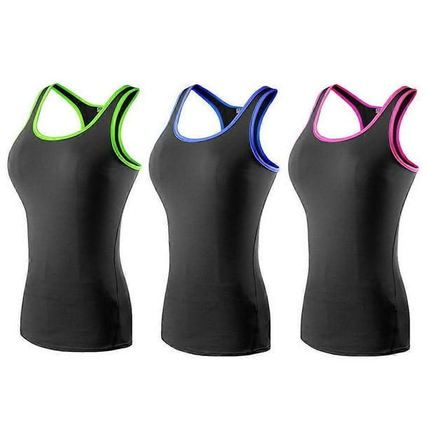 Women's Sports Undershirt PRO Stretch Tight Training Yoga Running Fitness Clothing Sweat Quick Dry Clothes