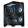 thumbnail image 1 of PC Gamer Xtreme PC Gaming AMD Radeon RX 9060 XT Ryzen 9 7900X 32GB DDR5 SSD 1TB Sistema Liquido WIFI W11 Black gaming 4K, streaming y edición profesional, 1 of 6