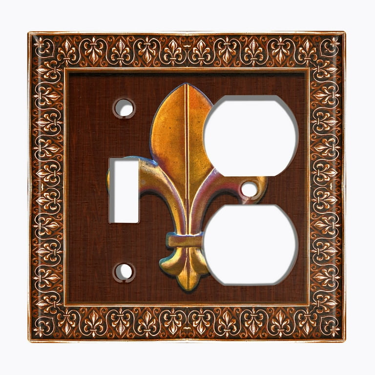 Black Walnut Wood Wall Plate - 1 Gang Blank Outlet Cover