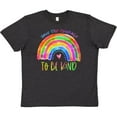 thumbnail image 3 of Inktastic Have the Courage to Be Kind Watercolor Rainbow Youth T-Shirt, 3 of 5