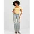 thumbnail image 6 of Jessica Simpson Women's and Women's Plus Waverly Cotton Smocked Blouse, Sizes XS-4X, 6 of 9