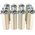 thumbnail image 7 of 10Pcs Folding Wedding Centerpieces Cardboard Flower Stand, Portable Paper Cylinder Display Flower Stand for Wedding Party Decoration 11.8" x 11.8" x 31.5" Milky White, 7 of 7