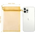 thumbnail image 3 of 100Pcs Gold Organza Bags. 4X6" Candy Mesh Drawstring Favor Bags Jewelry Pouches for Christmas, Wedding Party, Thanksgiving, Valentines Day Small Gift Bags, 3 of 7