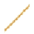 thumbnail image 3 of Brilliance Fine Jewelry 10K Yellow Gold 2.00MM - 2.10MM Hollow Rope Necklace, 18", 3 of 4