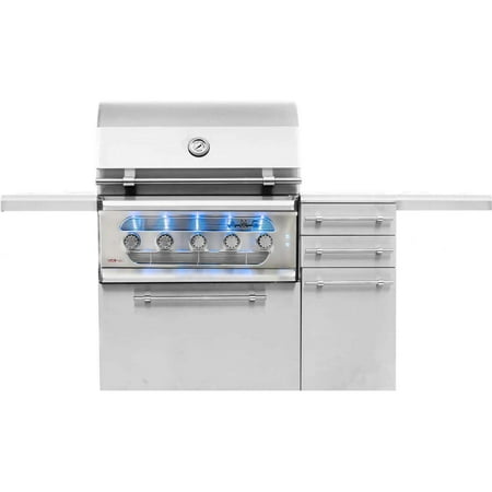 American Muscle Grill  American Muscle Grill Kit/Package Freestanding Dual Fuel Wood / Charcoal / Gas Grill,