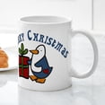 thumbnail image 5 of CafePress - Christmas Penguin Mug - 11 oz Ceramic Mug - Novelty Coffee Tea Cup, 5 of 6