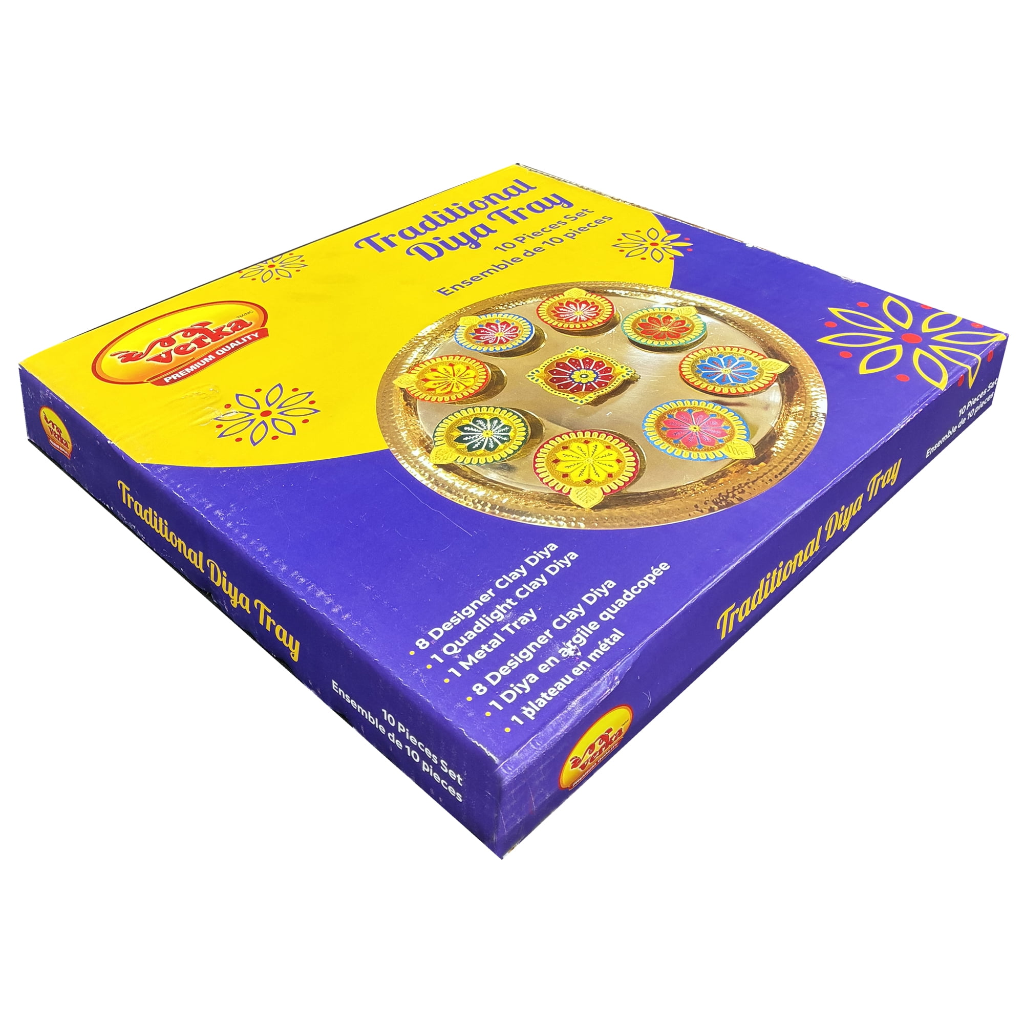 Verka 9 piece diya set